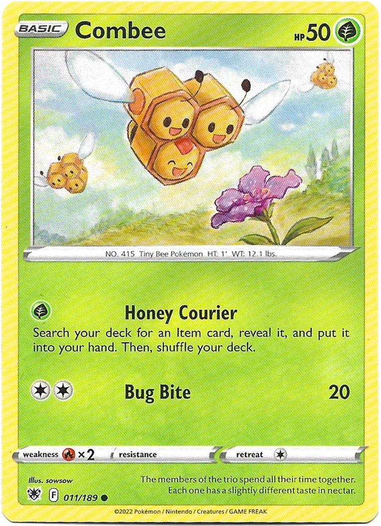 Combee Astral Radiance Pokemon Trading Card 011/189