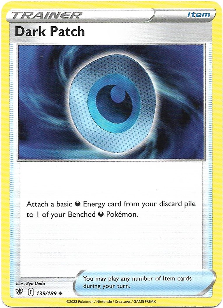 Trainer Dark Patch Astral Radiance Pokemon Trading Card 139/189