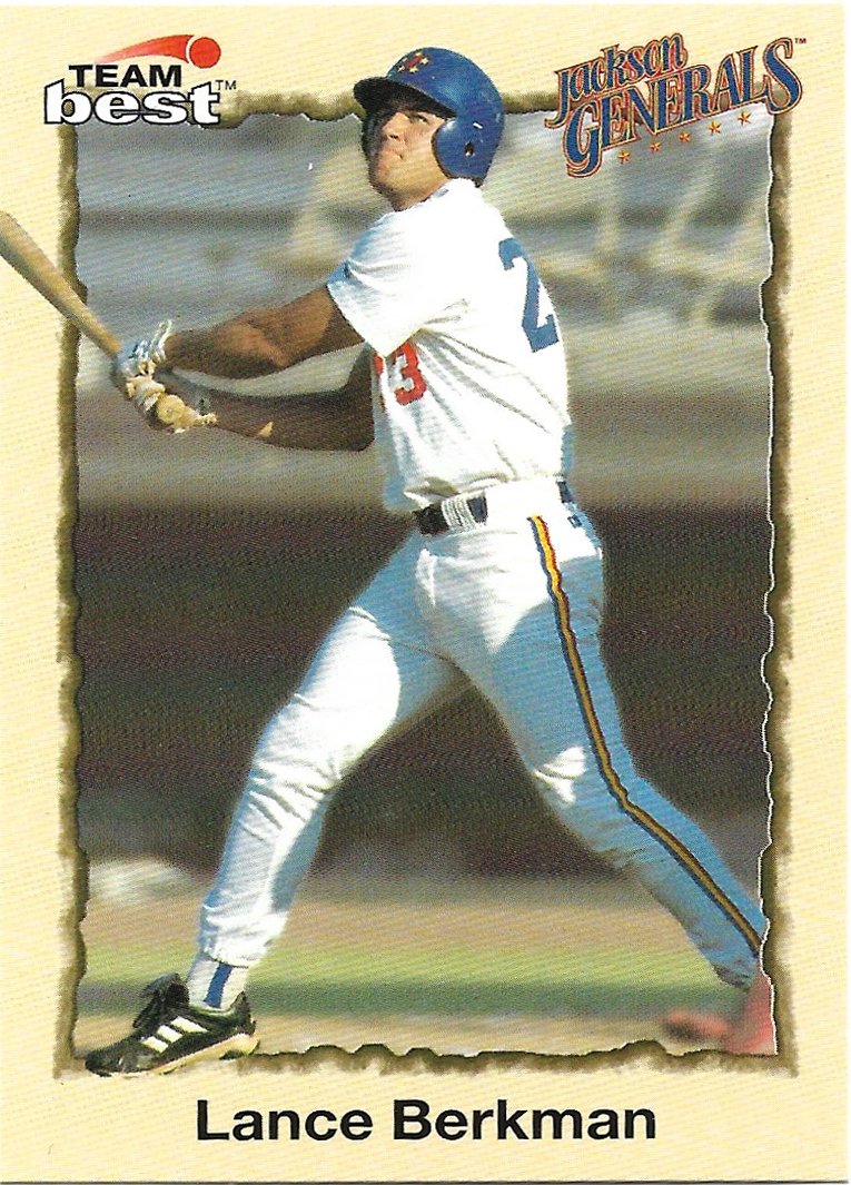 Lance Berkman 1998 Team Best #57 Jackson Generals Baseball Card