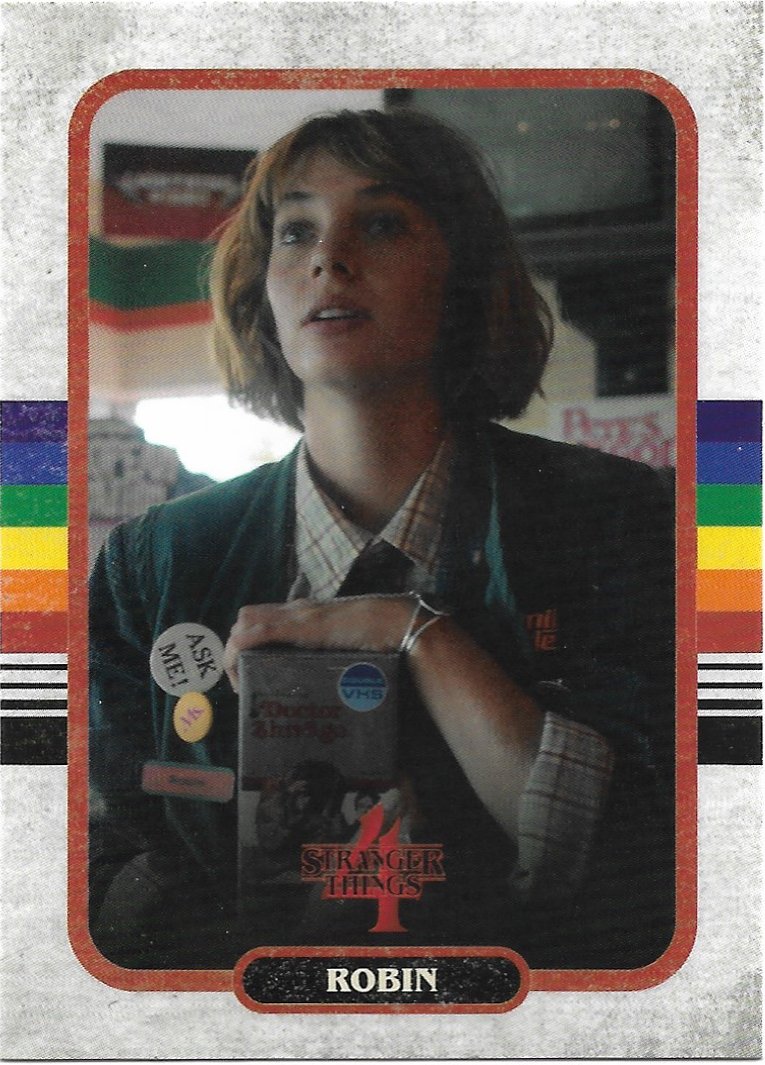Topps zerocool Stranger Things Season 4 Trading Card #14 Robin Buckley