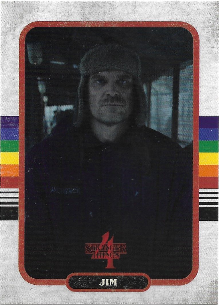 Topps zerocool Stranger Things Season 4 Trading Card #15 Jim Hopper