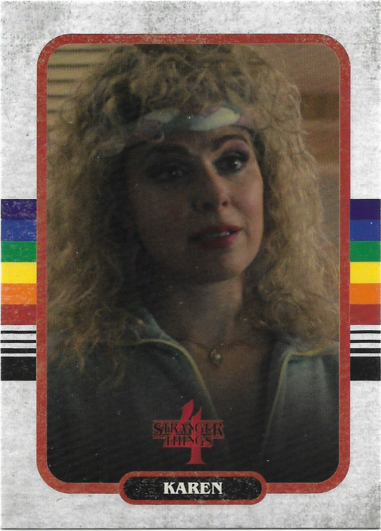 Topps zerocool Stranger Things Season 4 Trading Card #18 Karen Wheeler
