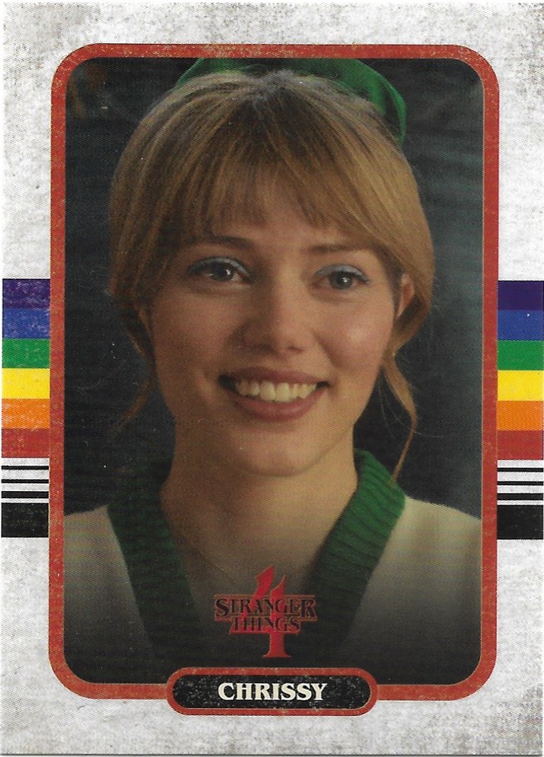 Topps zerocool Stranger Things Season 4 Trading Card #22 Chrissy Cunningham
