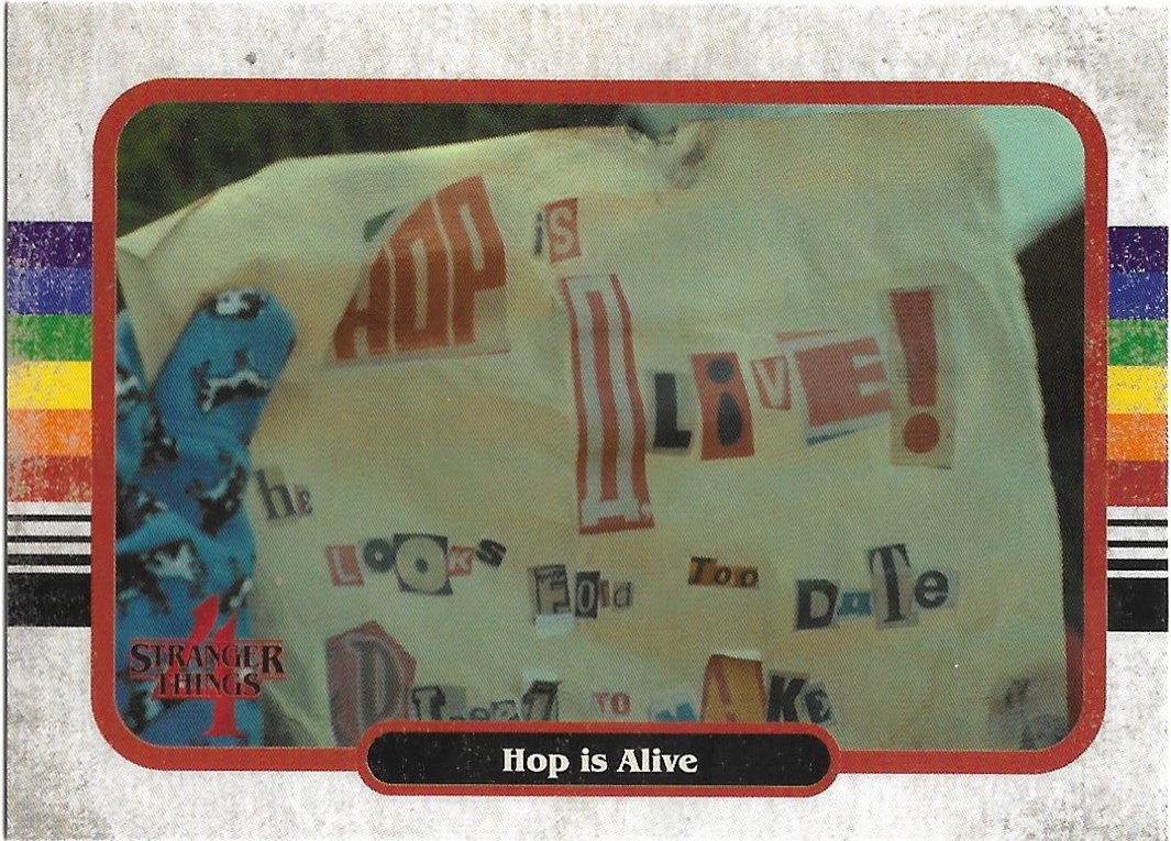 Topps zerocool Stranger Things Season 4 Trading Card #35 Hop is Alive