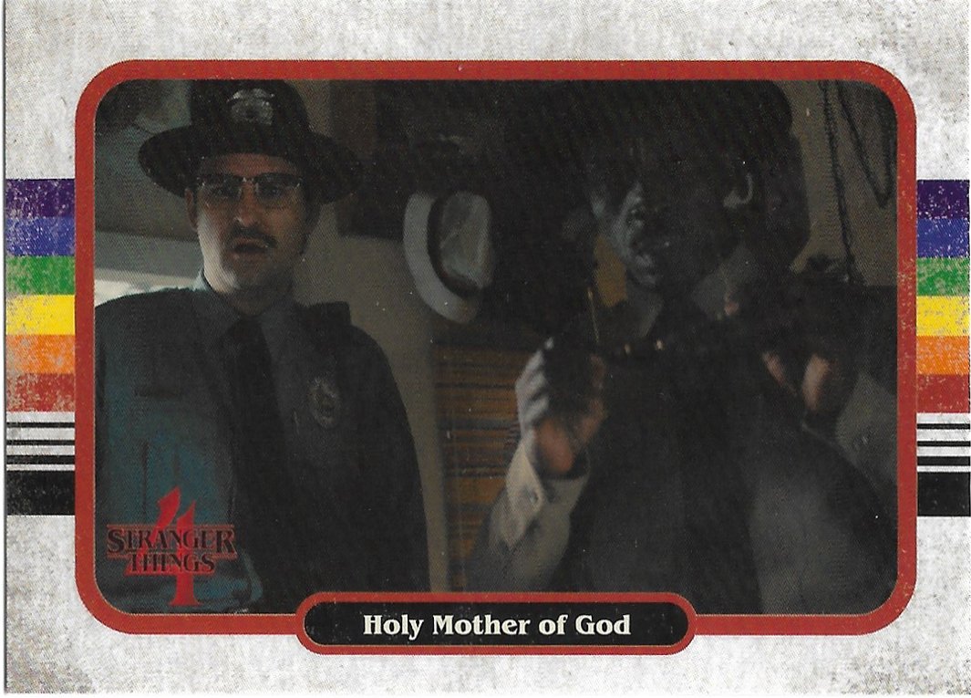 Topps zerocool Stranger Things Season 4 Trading Card #38 Holy Mother of God