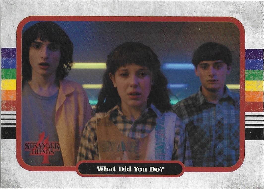 Topps zerocool Stranger Things Season 4 Trading Card #43 What Did You Do?