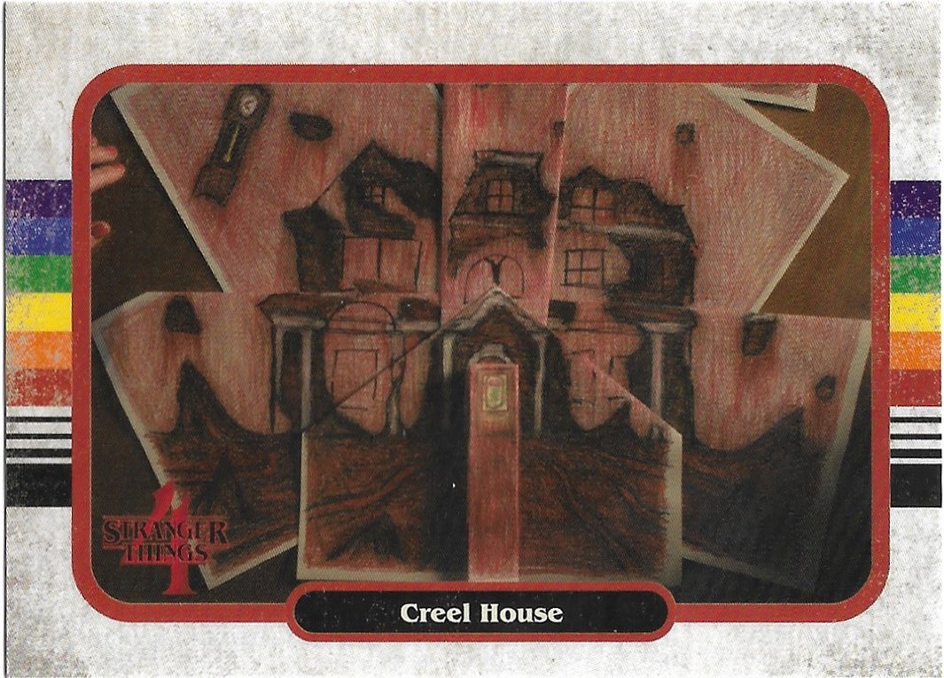 Topps zerocool Stranger Things Season 4 Trading Card #60 Creel House