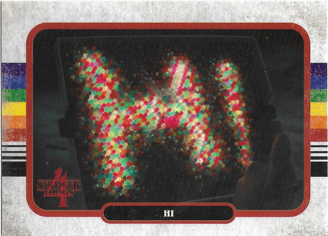 Topps zerocool Stranger Things Season 4 Trading Card #75 HI