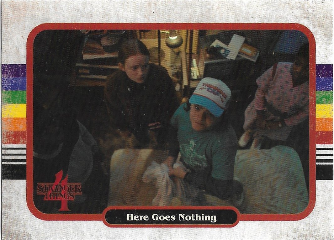 Topps zerocool Stranger Things Season 4 Trading Card #78 Here Goes Nothing