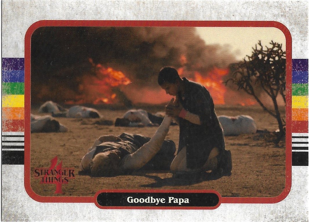 Topps zerocool Stranger Things Season 4 Trading Card #85 Goodbye Papa