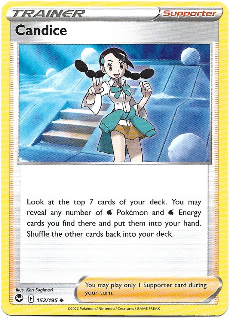 Trainer Candice Pokemon Silver Tempest Trading Card 152/195