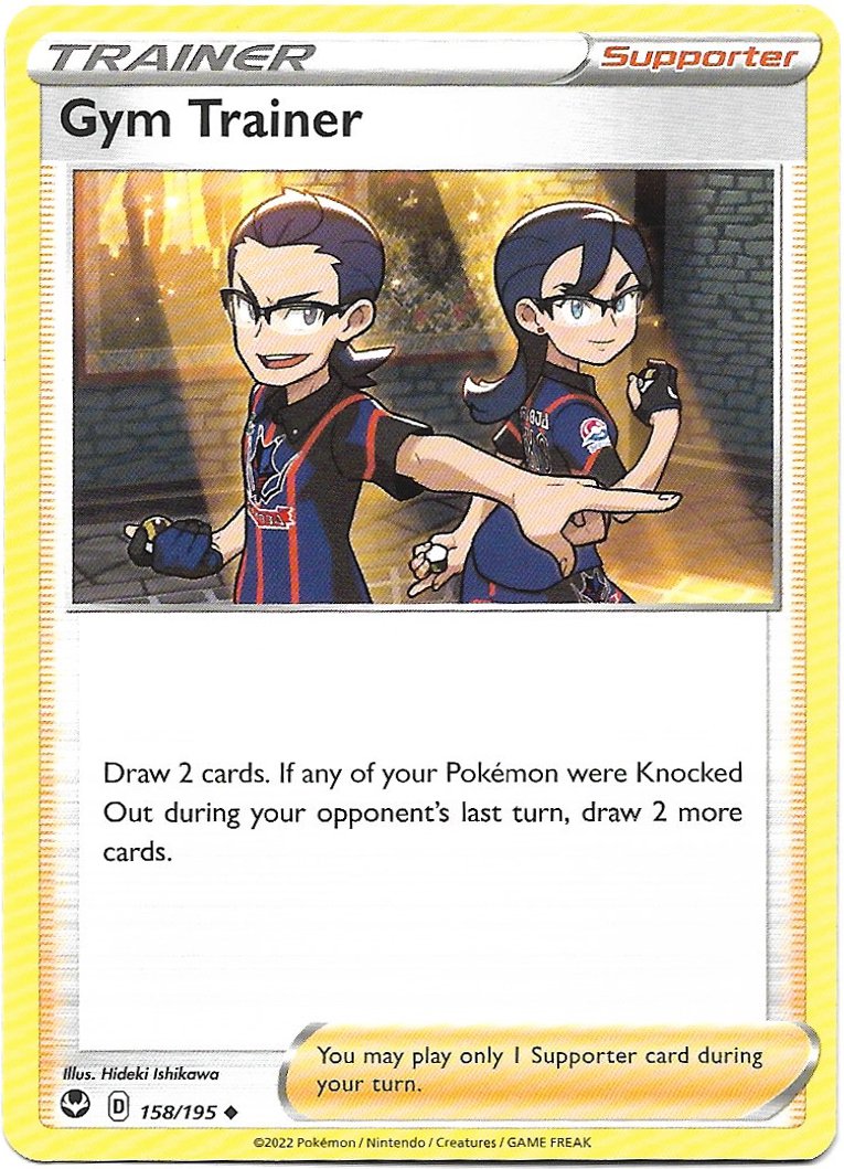 Trainer Gym Trainer Pokemon Silver Tempest Trading Card 158/195