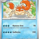 Kingler Pokemon Scarlet & Violet 151 Trading Card 099/165