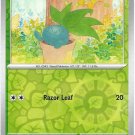 Oddish Pokemon Scarlet & Violet 151 Reverse Foil Trading Card 043/165