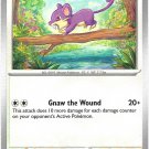 Rattata Pokemon Scarlet & Violet 151 Trading Card 019/165
