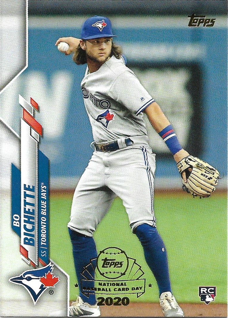 Bo Bichette 2020 Topps Update Preview Rookie #UP-1 Toronto Blue Jays Baseball Card