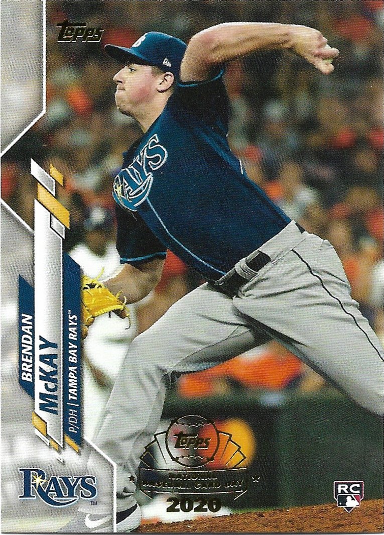 Brendan McKay 2020 Topps Update Preview Rookie #UP-2 Tampa Bay Rays Baseball Card
