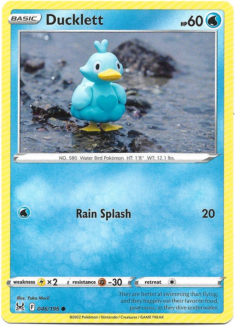 Ducklett Pokemon Lost Origin Trading Card 046/196