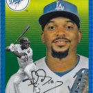 Yusniel Diaz 2023 Topps Chrome Platinum Blue Prism Rookie #11 Los Angeles Dodgers Baseball Card