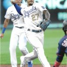 Adalberto Mondesi 2021 Topps Stadium Club Black Foil #101 Kansas City Royals Baseball Card