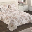 Chiara Rose Twin Bedspread Set Including Sham