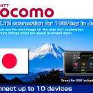 Docomo SIM Card 4G/LTE Japan Mobile WiFi Hotspot Rental Unlimited