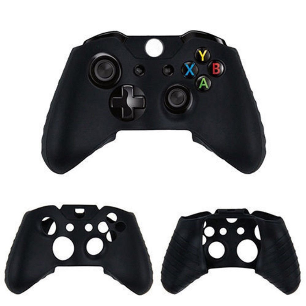 Black Xb1 Controller Covers Black With Free Thumb Stick Covers Xbox 1 Black Xbox One
