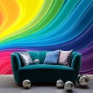 Waves Of Rainbow Relax Spa Full Color Wall Decal Sticker AN-355 FRST