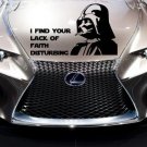 Car Hood Vinyl Decal Graphics Stickers Symbol Star Wars Quote Ab1512