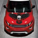 Skull Wings Roses Devil Full Color Car Decal Sticker KR-128 FRST