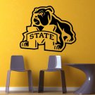 NCAA Wall Mural Vinyl Sticker Gym SPORTS LOGO Mississippi State Bulldogs DA3005