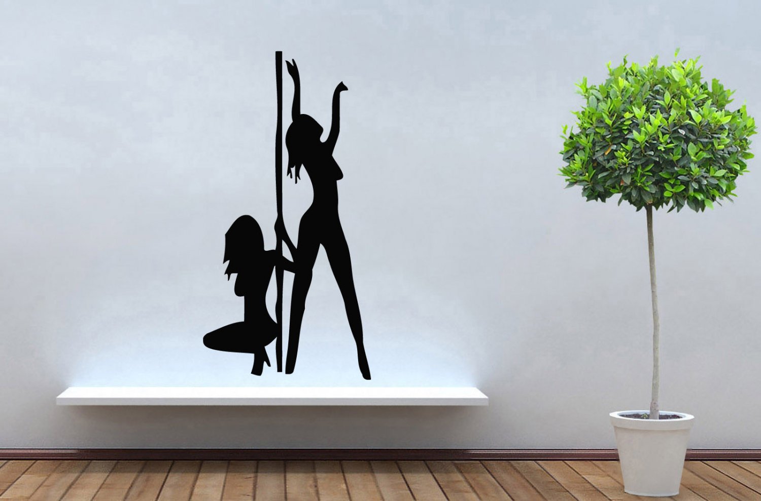 Pole Dancer Wall Decor Vinyl Decal Sticker tz575