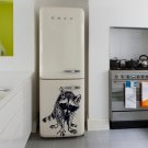 Pet raccoon animal food Kids Room Children Stylish Wall Art Sticker Decal 8955