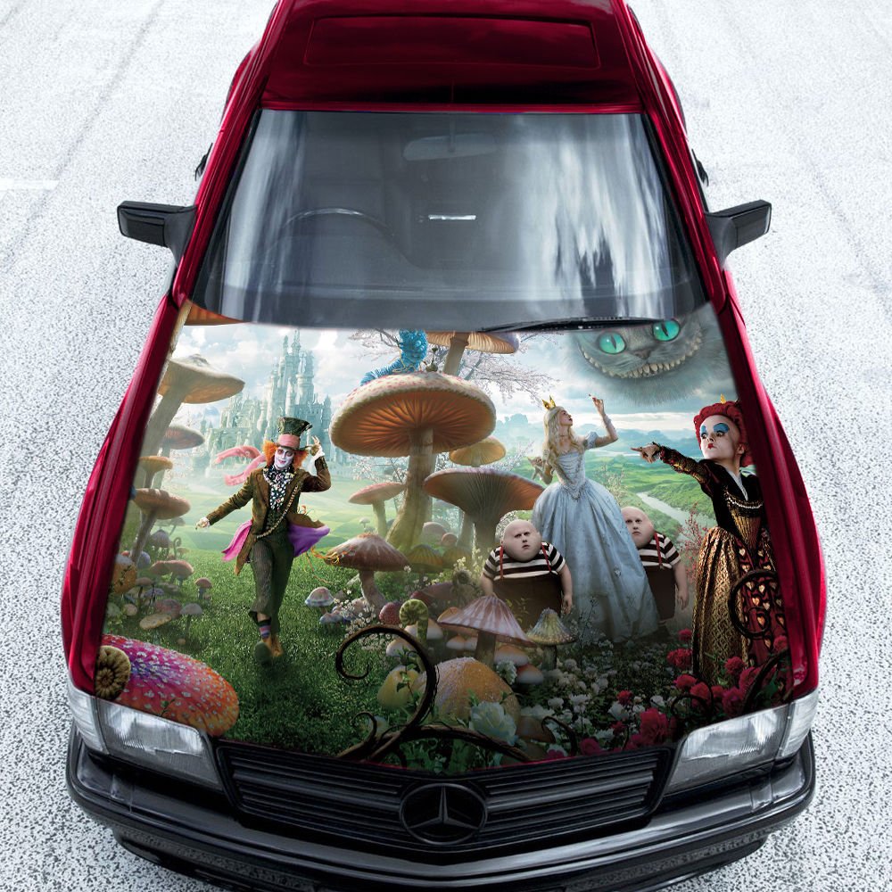 Alice In Wonderland Fairytale Hero Full Color Car Decal Sticker KC4 FRST