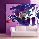 Graphic Design Night Unicorn Full Color Wall Decal Sticker KR-52 FRST