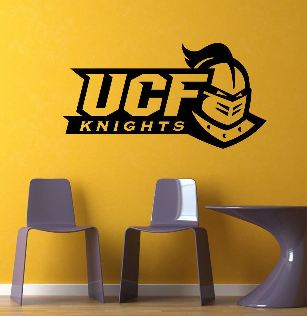NCAA Wall Mural Vinyl Sticker GYM SPORTS LOGO EMBLEM UCF KNIGHT DA2745