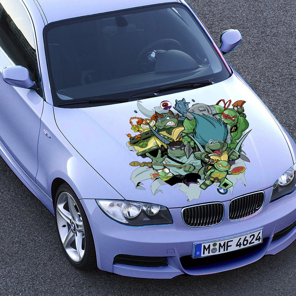 Ninja Turtle Comics Superhero Boy Full Color Car Decal Sticker KC-283 FRST