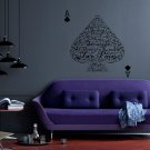 Playing card lady Ace peaks poker Kids Room Stylish Wall Art Sticker Decal 9841