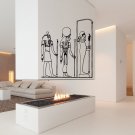 Egyptian prince Myth Pharaoh Tutankhamun Stylish Wall Art Sticker Decal 9894