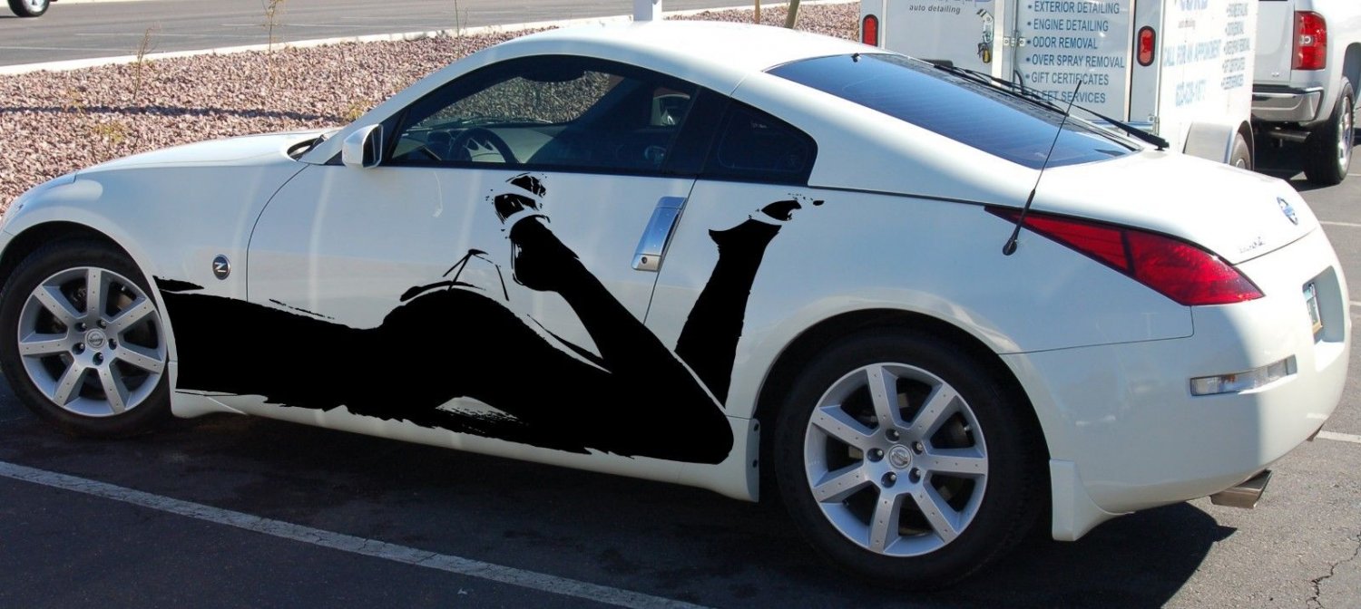 Car Side Wrap Decor Vinyl Decal Sticker Girl's Legs A 022
