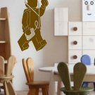 Lego constructor man player music toy Stylish Wall Art Sticker Decal 9226