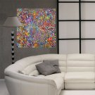 Bright Painting Modern Art Gallery Full Color Wall Decal Sticker AN-623 FRST