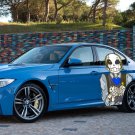 Skull Skelleton Bones Gentleman Full Color Car Decal Sticker KC-217 FRST