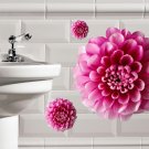 Peonies Flower Beauty Relax Saloon Full Color Wall Decal Sticker KR-88 FRST