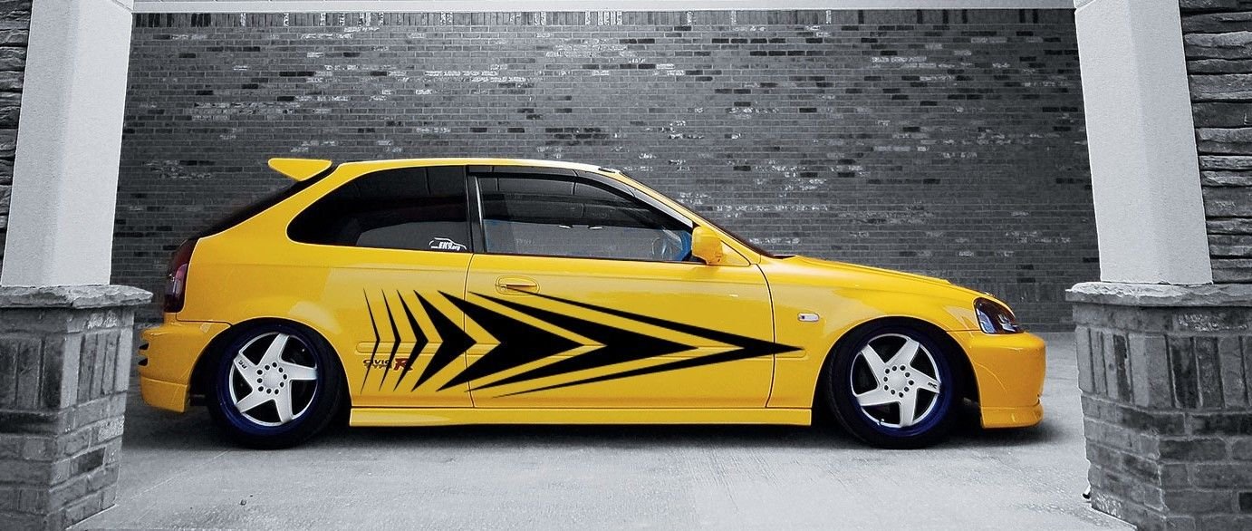 Car Side Wrap Decor Vinyl Decal Sticker Tribal Arrow N057
