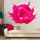 Rose Flower Beauty Spa Saloon Full Color Wall Decal Sticker KR-116 FRST