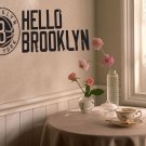 Wall Sticker Decal American Basketball NBA Team Logo Brooklyn Nets Gm1778