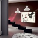 Japanese Picture Sakura Haiku Full Color Wall Decal Sticker AN-629 FRST