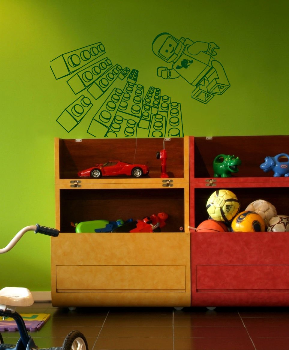 Lego constructor human Kids Room Children Stylish Wall Art Sticker Decal 9220
