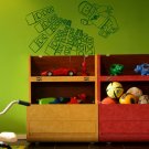 Lego constructor human Kids Room Children Stylish Wall Art Sticker Decal 9220